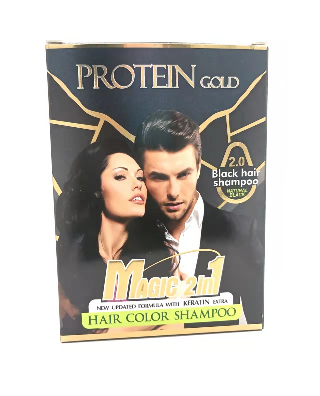 25ml * 4 Bags A + B Wash Black PROTEIN GOLD Shampoo Mild and non irritating 25ml * 4 Bags A + B Wash Black PROTEIN GOLD Shampoo Mild and non irritating