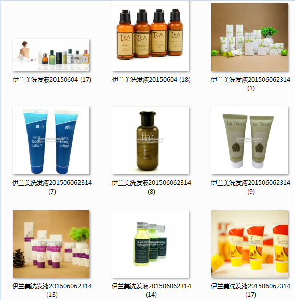 The hotel guest room disposable liquid soap shampoo