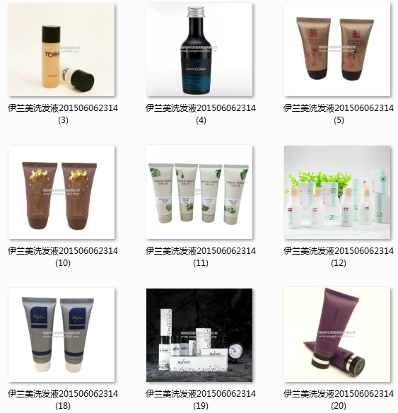 The hotel guest room disposable liquid soap shampoo
