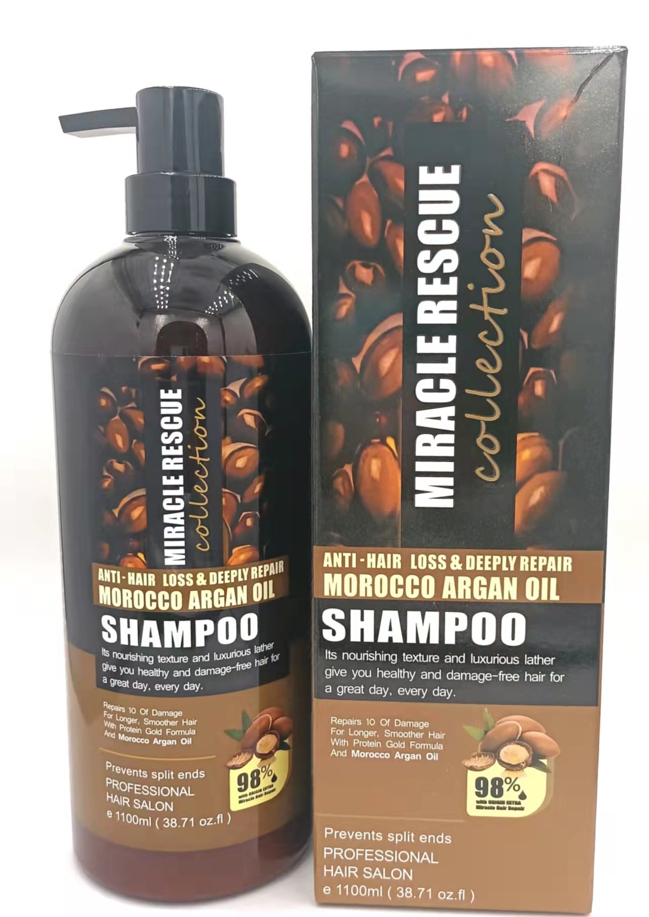 Lana MIRACLE RESCUE ARGON OIL Hair  Shampoo Soften hair, remove dandruff, relieve itching and glow  1100ml