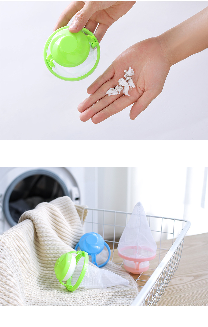 New floating Washing machine hair Remover Filter mesh bag Filter hair Remover hair Remover Laundry ball