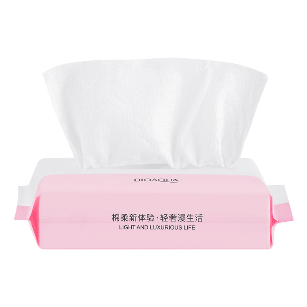 Bioaqua Wet and Dry Removable Cotton Pads Paper Towel Wet Towel Cotton Puff Cotton Towel Bioaqua Wet and Dry Removable Cotton Pads Paper Towel Wet Towel Cotton Puff Cotton Towel