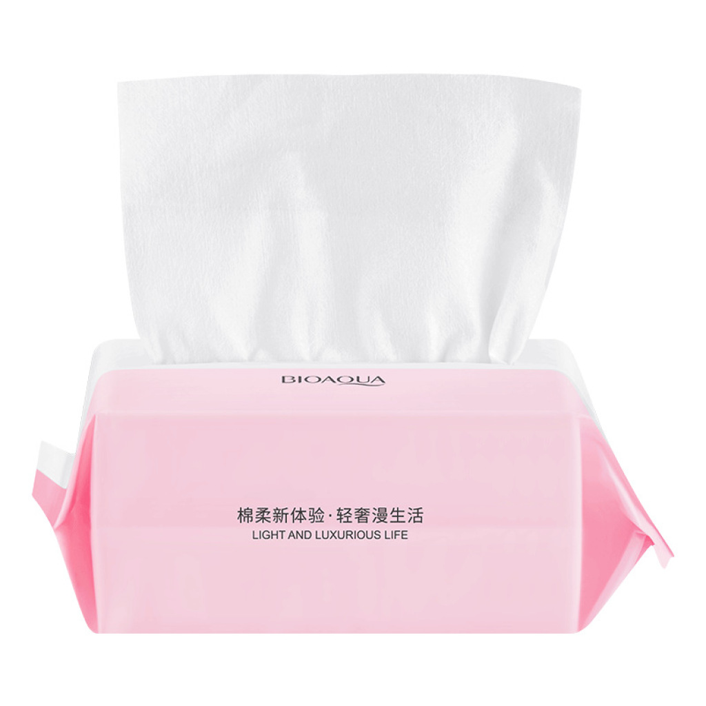 Bioaqua Wet and Dry Removable Cotton Pads Paper Towel Wet Towel Cotton Puff Cotton Towel Bioaqua Wet and Dry Removable Cotton Pads Paper Towel Wet Towel Cotton Puff Cotton Towel