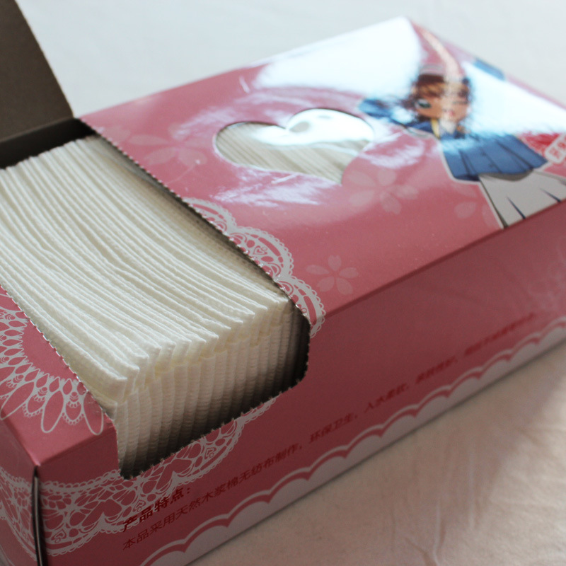 Face Towel Cleansing Towel Cotton Pads Paper Beauty Towel Disposable Thickening plus Size Size 20 28cm 50 Pieces