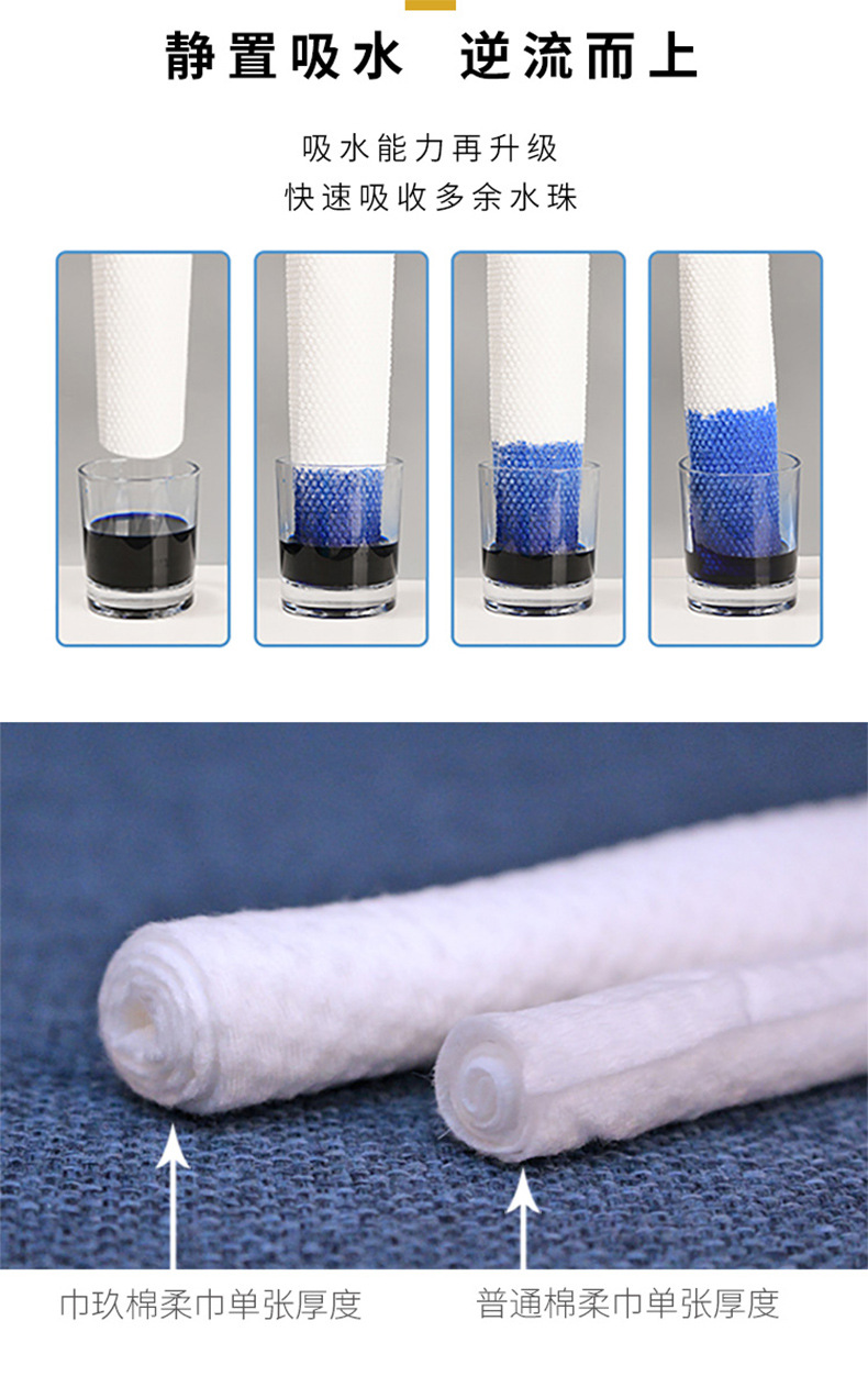 Super Absorbent Thickened Cotton Disposable Cleaning Towel Facial Wipe Baby Cotton Pads Paper Face Cloth Facial Towel