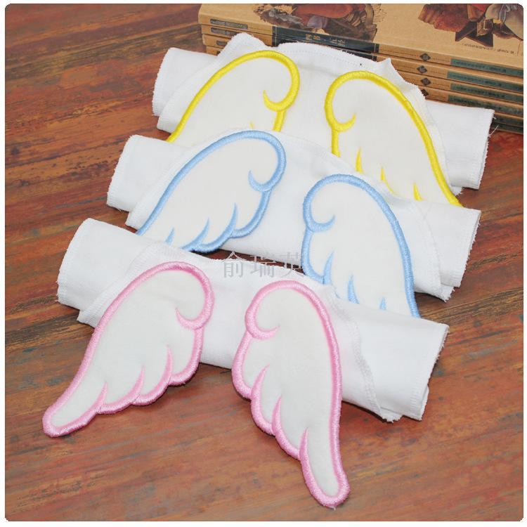 Baby sweattowel cotton 4 - layer gauze angel shaped baby pads for baby pads