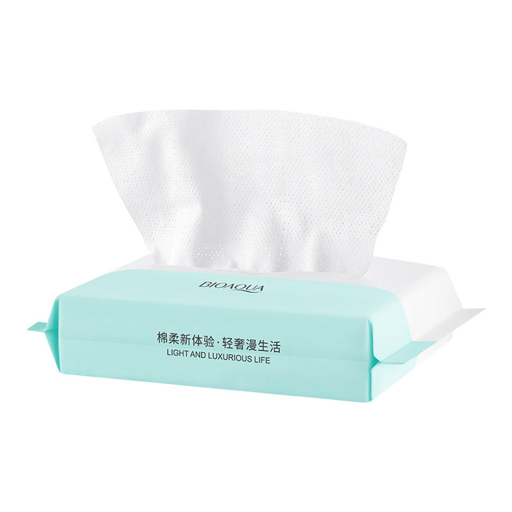Bioaqua Wet and Dry Removable Cotton Pads Paper Convenient and Fast Wet and Dry Tissue Wipes Cotton Puff Wholesale Bioaqua Wet and Dry Removable Cotton Pads Paper Convenient and Fast Wet and Dry Tissue Wipes Cotton Puff Wholesale