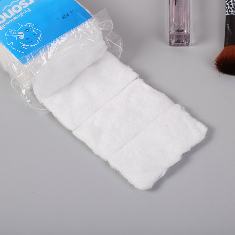 Factory Wholesale Facial Wipe Thickened 75G Folding Degreasing Cotton Portable Disposable Non-Woven Fabric Cotton Pads