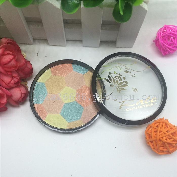 Factory direct Raco repair Yan Long multicolor Blusher / with a brush and a mirror