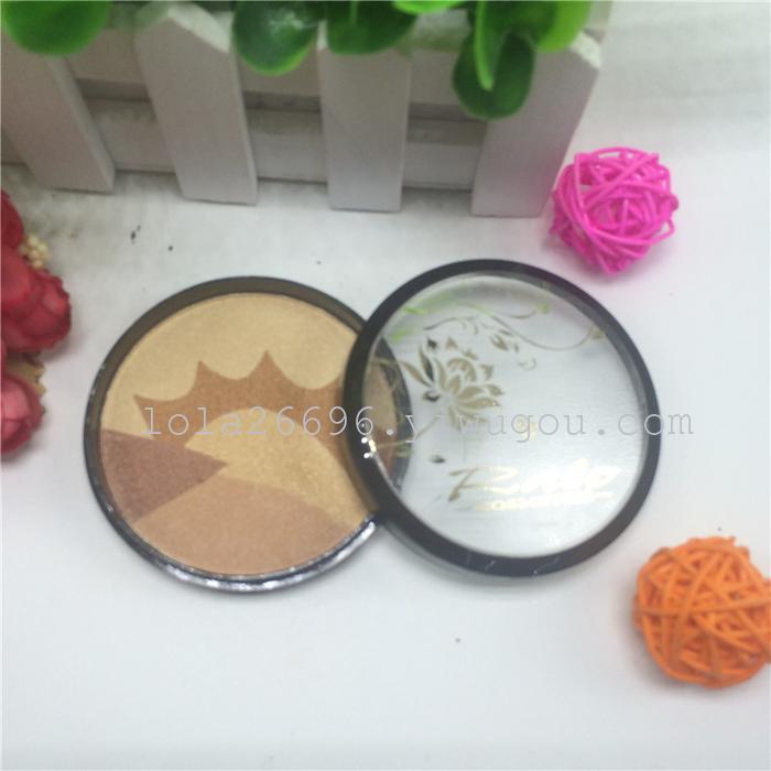 Factory direct Raco repair Yan Long multicolor Blusher / with a brush and a mirror