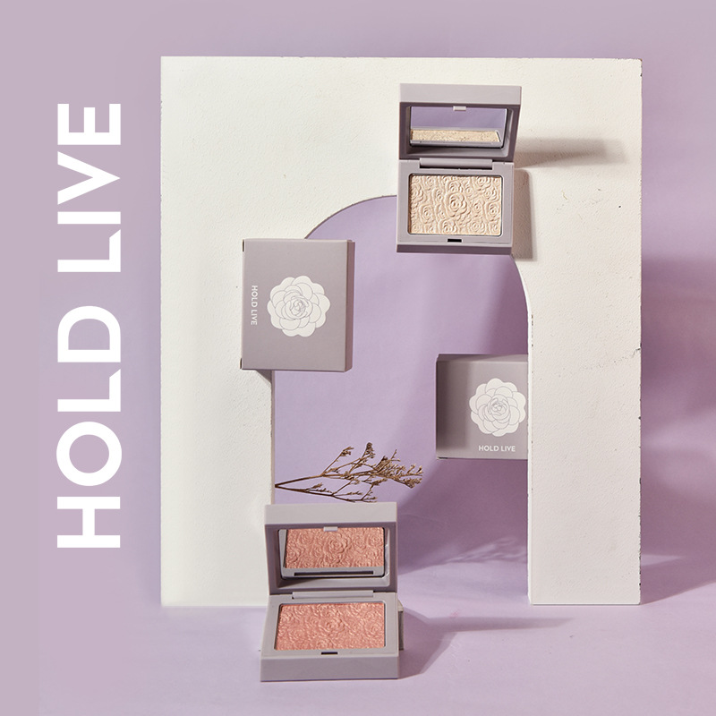 Hold Live Love Dream Highlight Repair Blusher Plate Three-Dimensional Fairy Powder Brightening Glitter Ginger Highlight