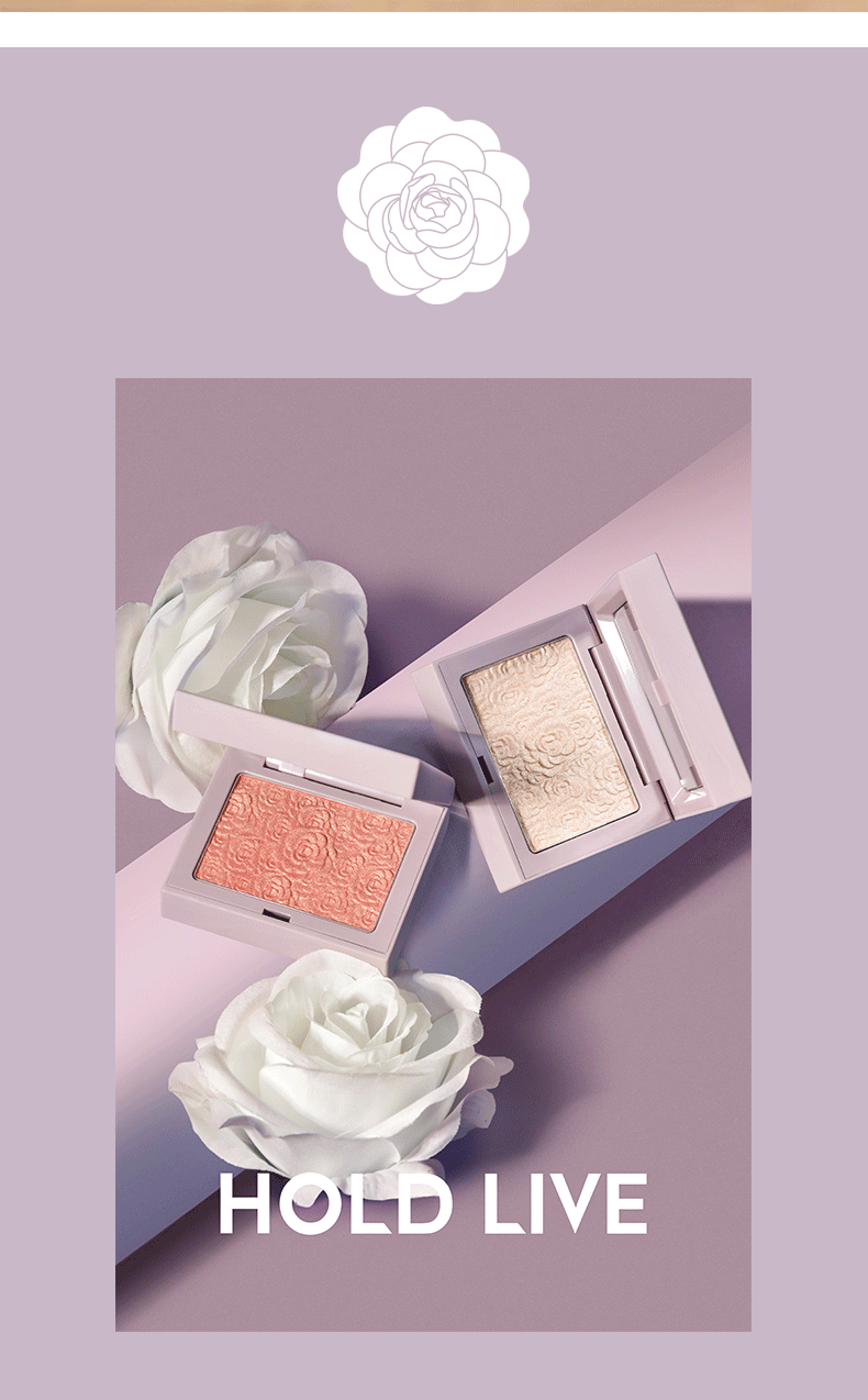 Hold Live Love Dream Highlight Repair Blusher Plate Three-Dimensional Fairy Powder Brightening Glitter Ginger Highlight