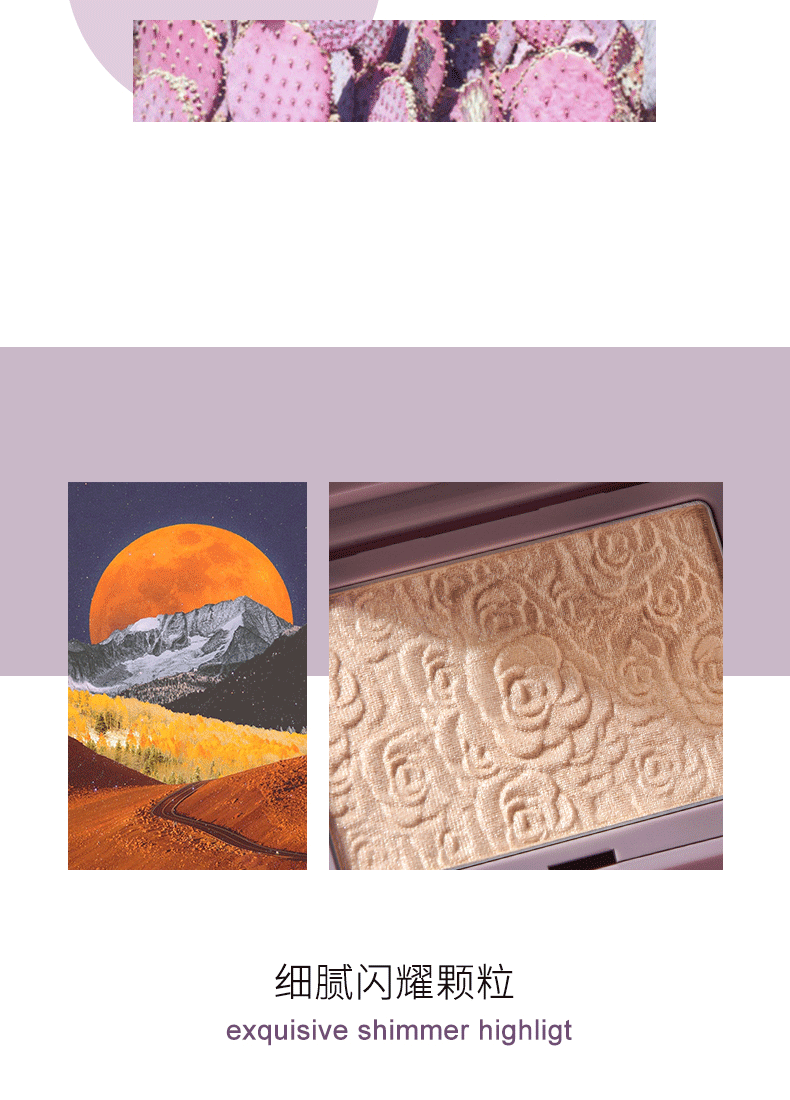 Hold Live Love Dream Highlight Repair Blusher Plate Three-Dimensional Fairy Powder Brightening Glitter Ginger Highlight