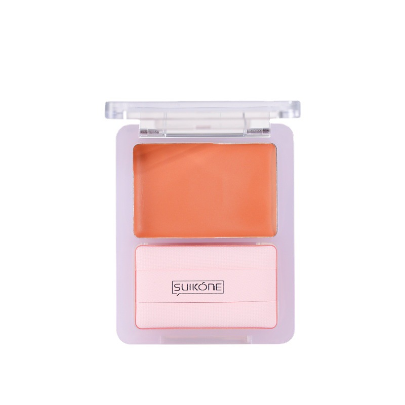 Suikone Clear Mousse Blusher Natural Nude Makeup Pearl Slightly Shiny Red Vigorous Girl Brightening Skin Color Plate