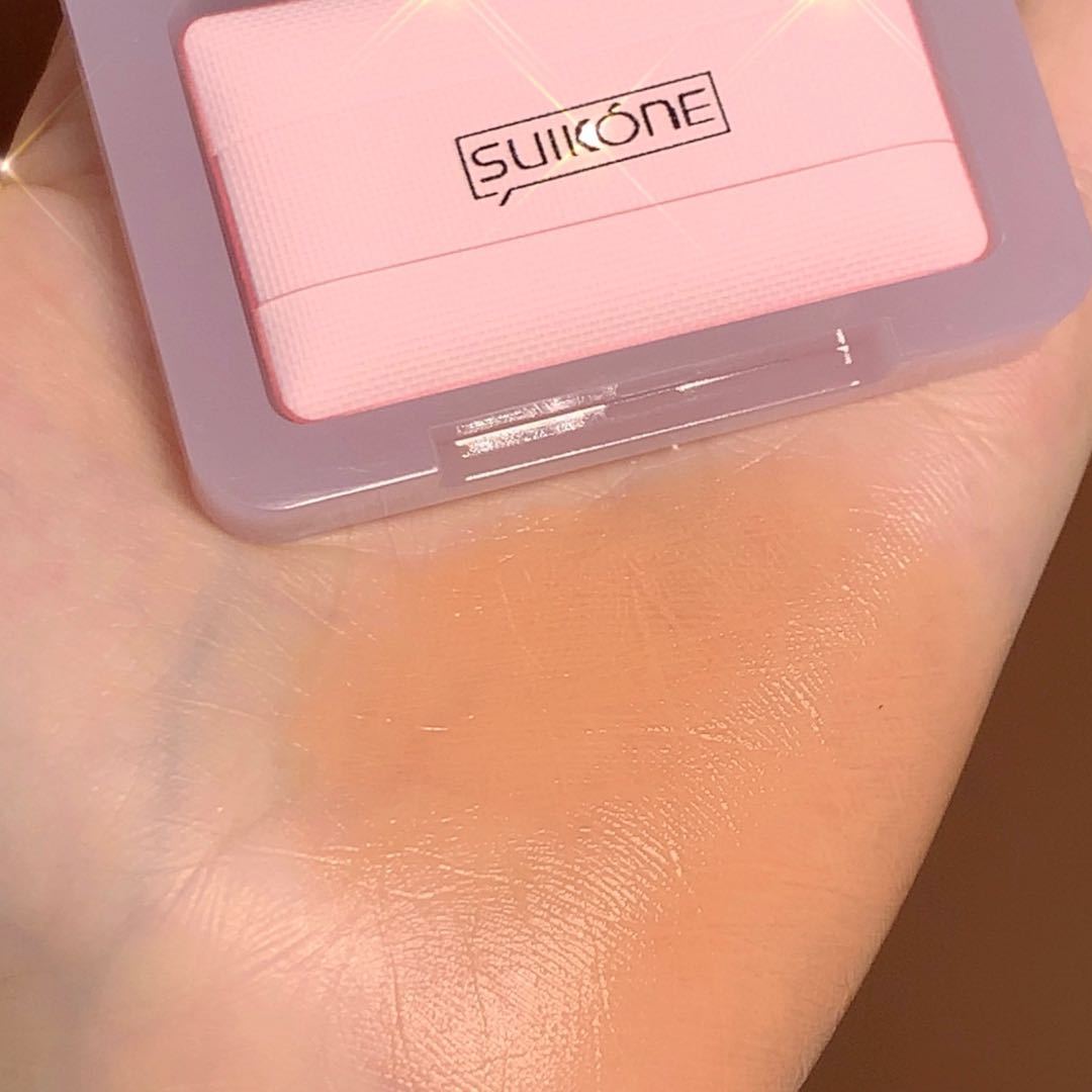 Suikone Clear Mousse Blusher Natural Nude Makeup Pearl Slightly Shiny Red Vigorous Girl Brightening Skin Color Plate