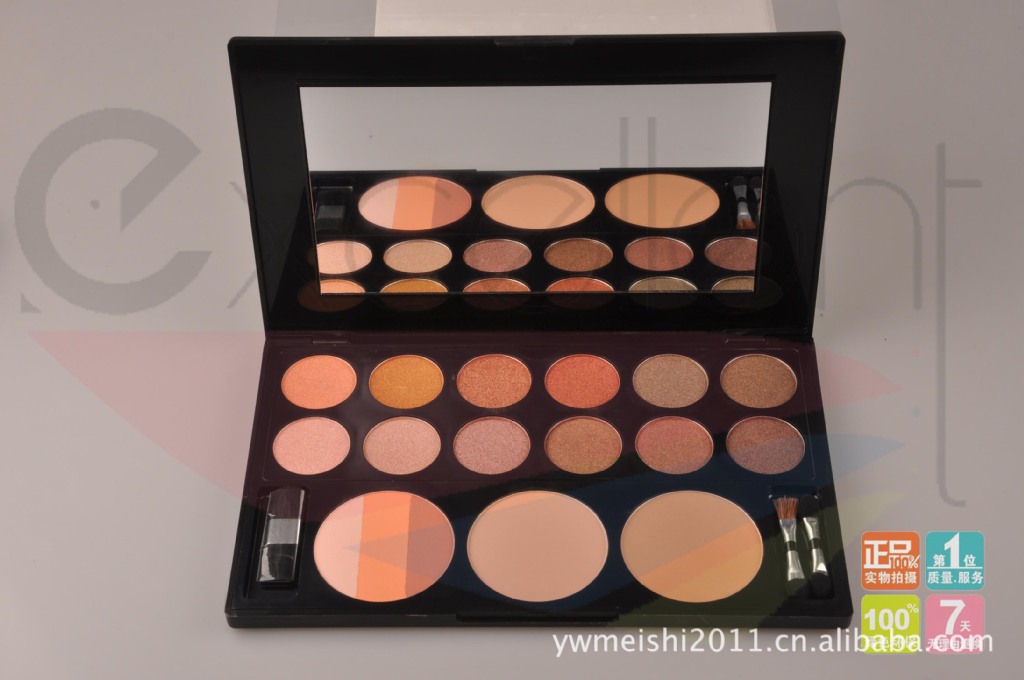  MEIs 6 color eyeshadow when 6 eye shadow make-up blusher 3 pink cakes wholesale