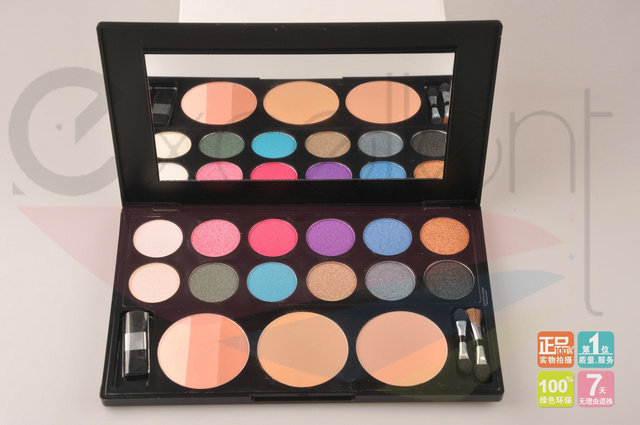  MEIs 6 color eyeshadow when 6 eye shadow make-up blusher 3 pink cakes wholesale
