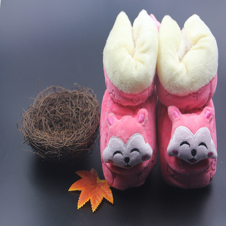 Spring 2018 high top baby cotton boots warm baby cotton boots baby blusher soft sole shoes