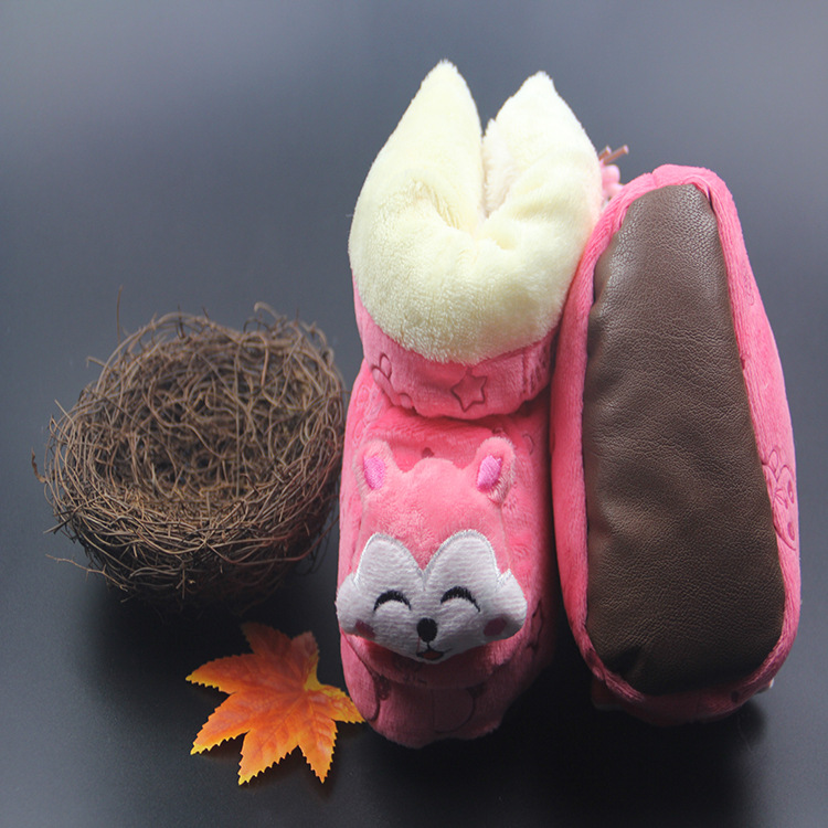 Spring 2018 high top baby cotton boots warm baby cotton boots baby blusher soft sole shoes