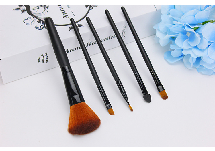 5 sets of makeup brush blusher rouge eye brush plastic makeup set