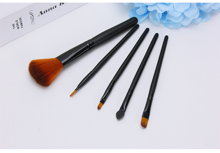 5 sets of makeup brush blusher rouge eye brush plastic makeup set