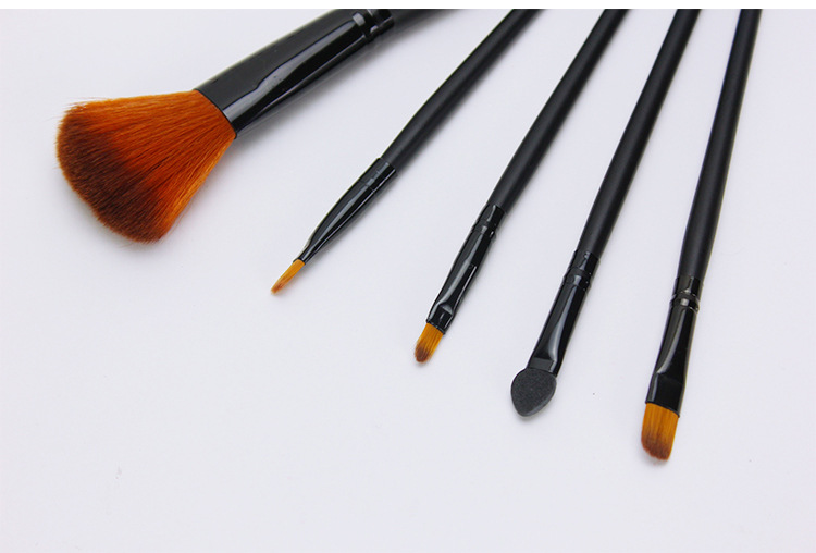 5 sets of makeup brush blusher rouge eye brush plastic makeup set