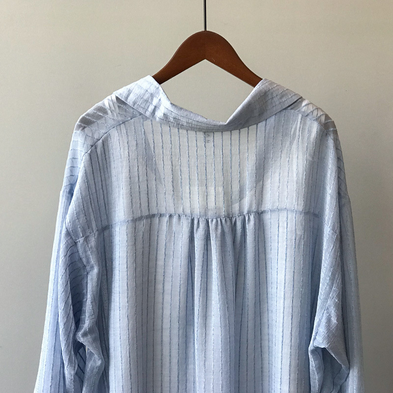 summer 2020 sunscreen shirt for women long sleeve thin shirt for women over the knee relaxed long shirt for women 30367
