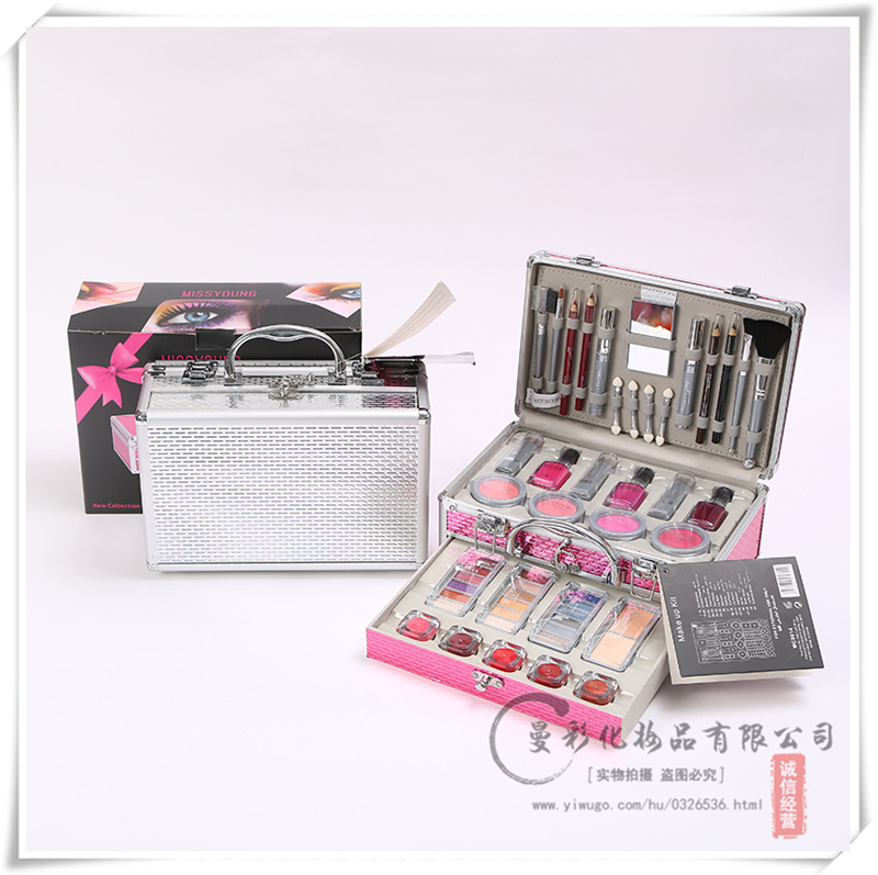Makeup Set Metal Makeup box Blush eye shadow nail Polish Lipstick Combination box Makeup Set Metal Makeup box Blush eye shadow nail Polish Lipstick Combination box