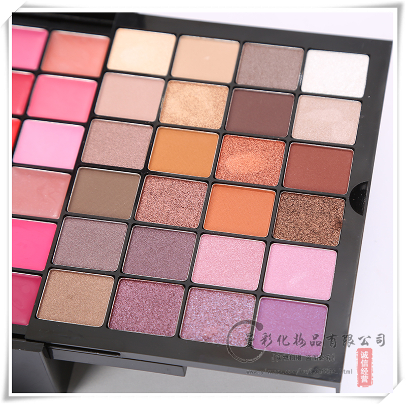 Professional makeup box multi-color Makeup tray Eye shadow blush makeup powder Set a full set of combined makeup tools Professional makeup box multi-color Makeup tray Eye shadow blush makeup powder Set a full set of combined makeup tools