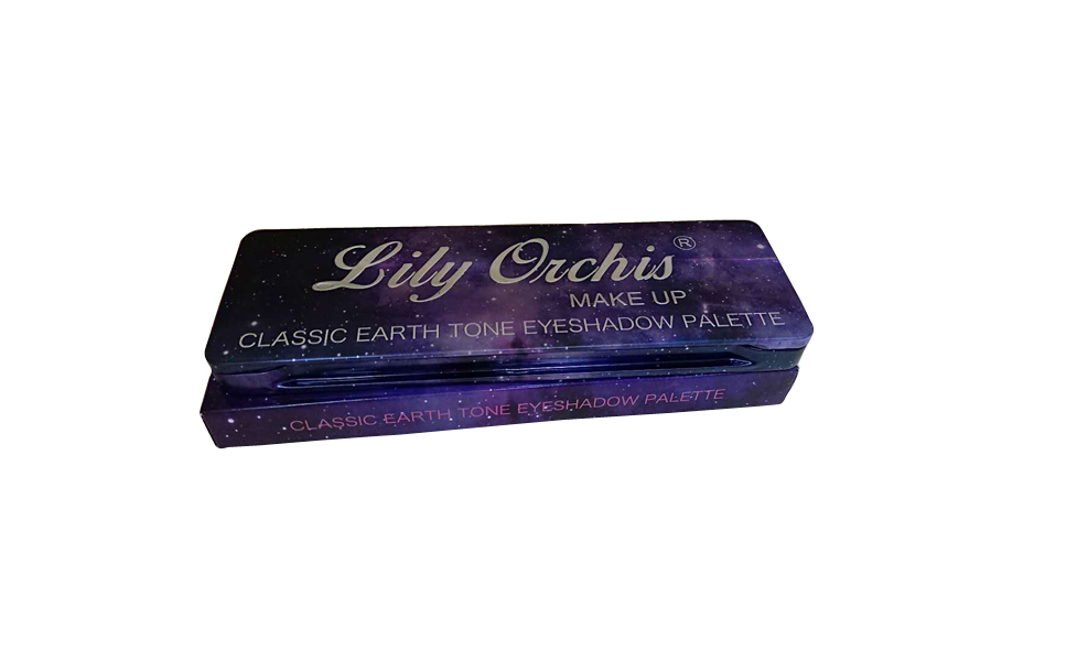 Lily12 eye shadow earth, smoky matte iron box eye shadow