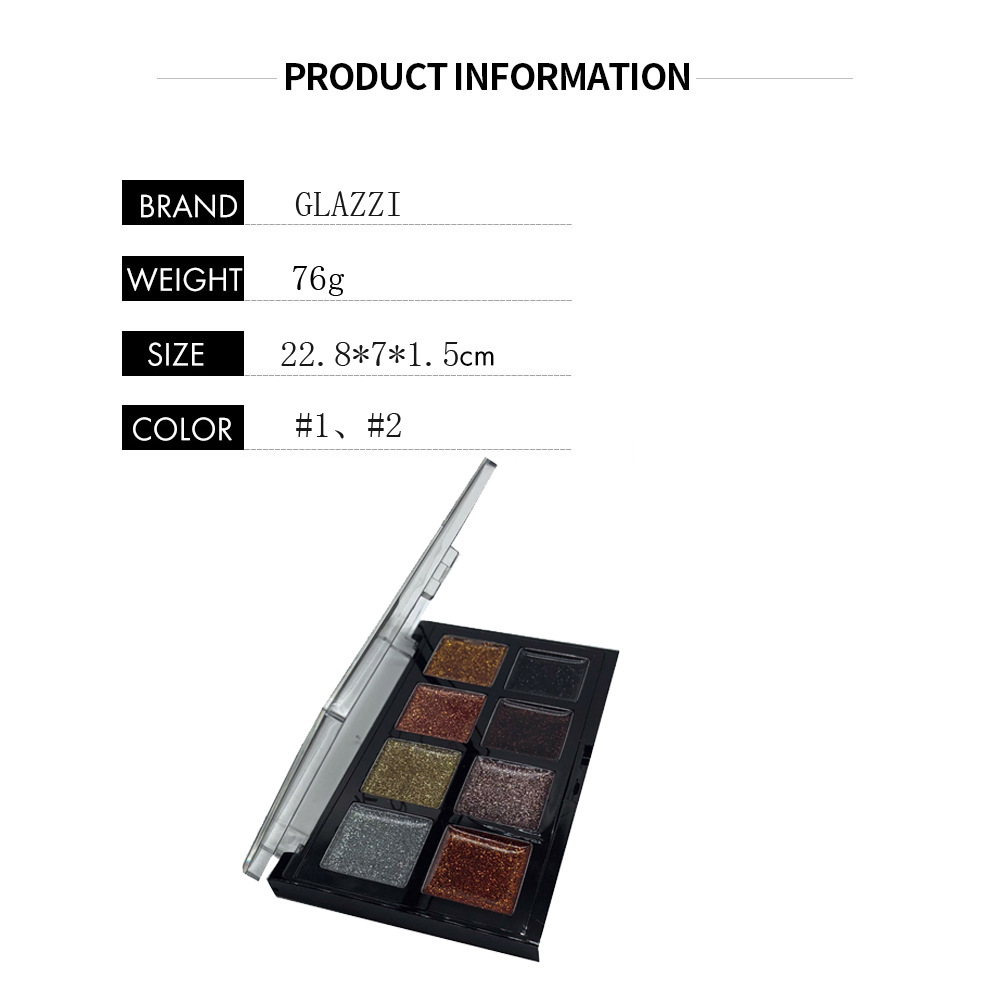 GLAZZI Glitter eyeshadow gold onion powder Glitter eye shadow makeup wholesale GLAZZI Glitter eyeshadow gold onion powder Glitter eye shadow makeup wholesale