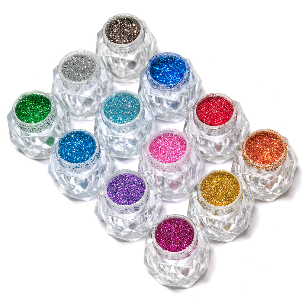 GLAZZI 12 color highlighter bright powder flashing powder stage makeup pearl eye shadow dazzle color gold powder GLAZZI 12 color highlighter bright powder flashing powder stage makeup pearl eye shadow dazzle color gold powder