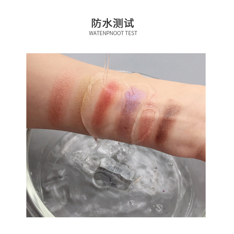 hot style INS GLAZZI rainbow 18 color eye shadow pearlite bright color makeup wholesale