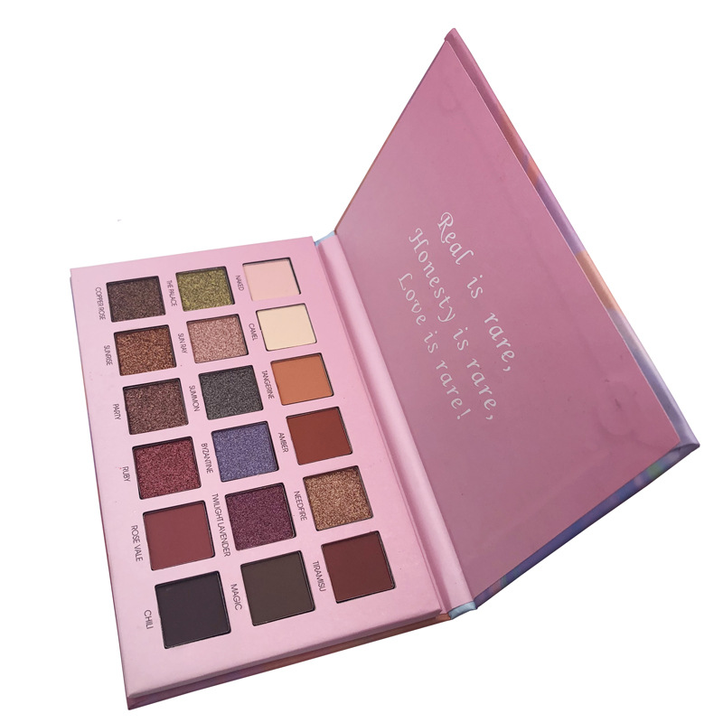 hot style INS GLAZZI rainbow 18 color eye shadow pearlite bright color makeup wholesale