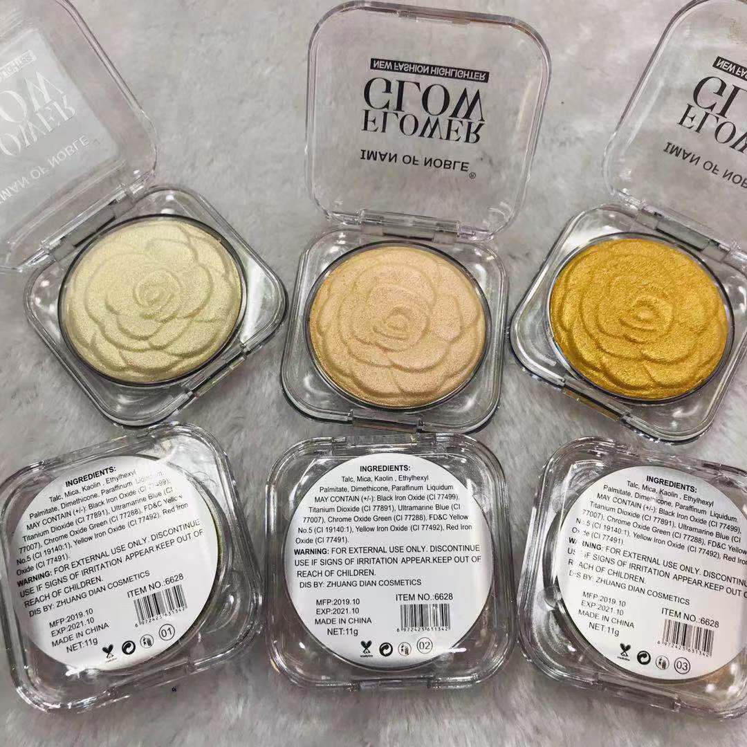 IMAN OF NOBLE's new three-color high-gloss powder eye shadow naturally lasts