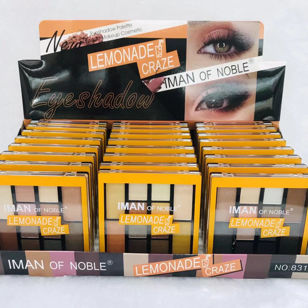 2019 IMAN OF NONLE new big 12 color series highlights and matte eye shadow manufacturers direct sale