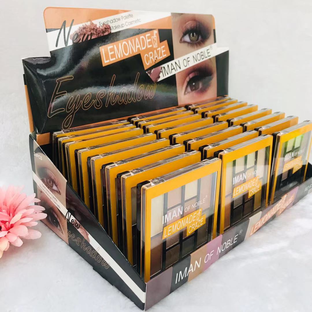 2019 IMAN OF NONLE new big 12 color series highlights and matte eye shadow manufacturers direct sale