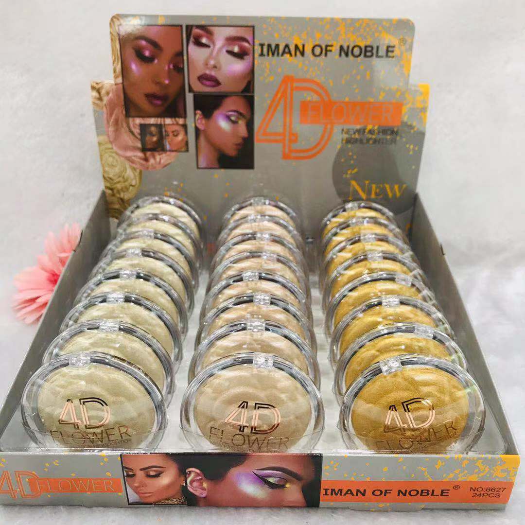 IMAN OF NOBLE&#039;s new three-color high-gloss powder eye shadow naturally lasts
