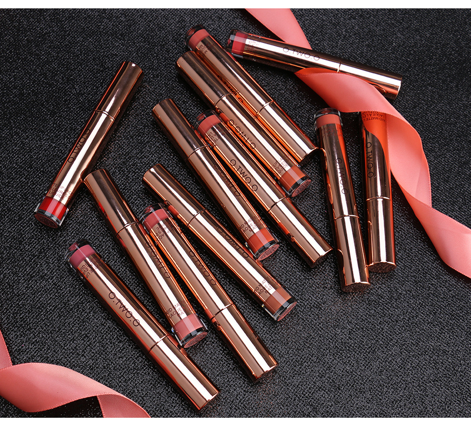 No Stain on Cup Matte Lip Gloss Matte Lip Glaze Non-Fading Liquid Lipstick Makeup Hot Sale