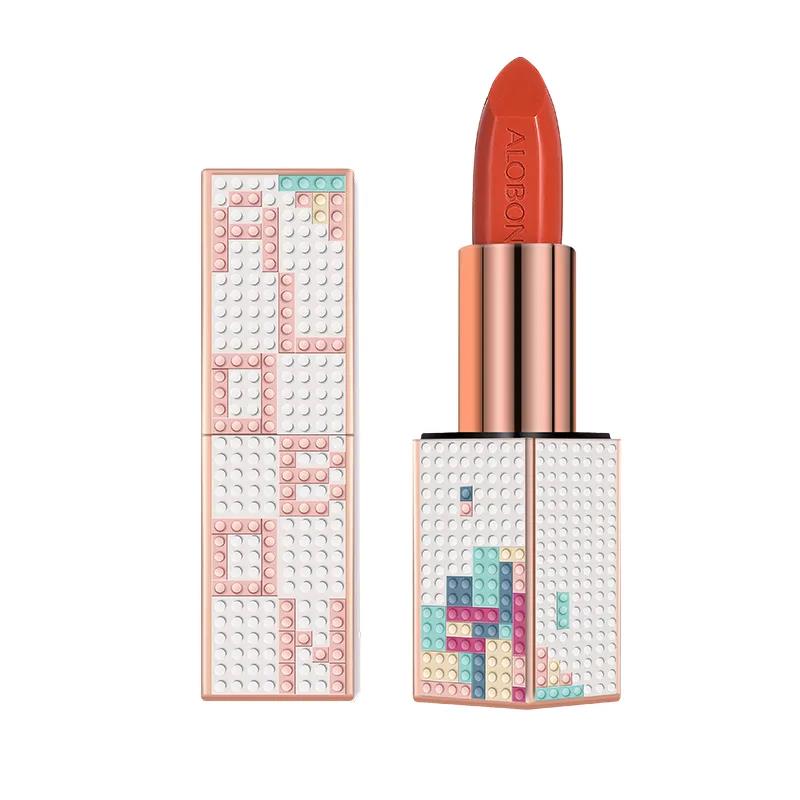 AloBon Memory Square Lipstick Does Not Fade No Stain on Cup Matte Lipstick Female Student Party Plain Face