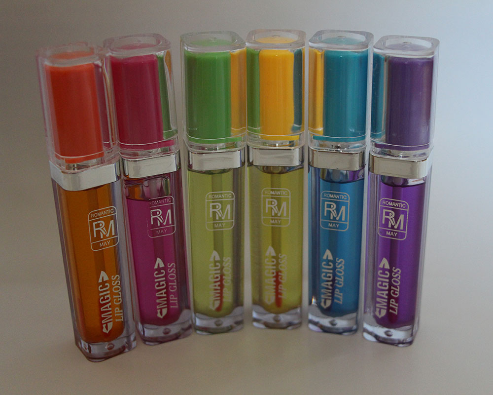 Romantic May Color Changing Liquid Lipstick Lip Gloss 6 Colors Adjustable Cross-Border Neutral Tube Beauty Cosmetics