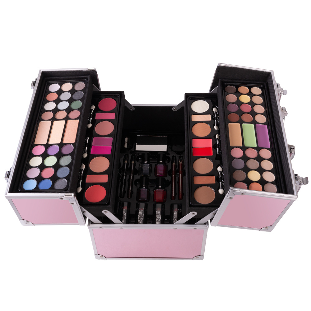 Miss Young Foreign Trade Popular Style Cosmetics Set Beauty Gift Combination Set Eye Shadow Plate Lipstick Nail Polish
