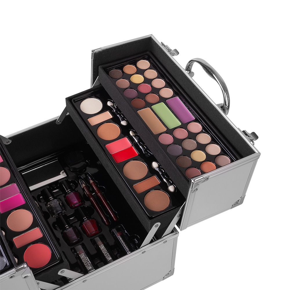 Miss Young Foreign Trade Popular Style Cosmetics Set Beauty Gift Combination Set Eye Shadow Plate Lipstick Nail Polish