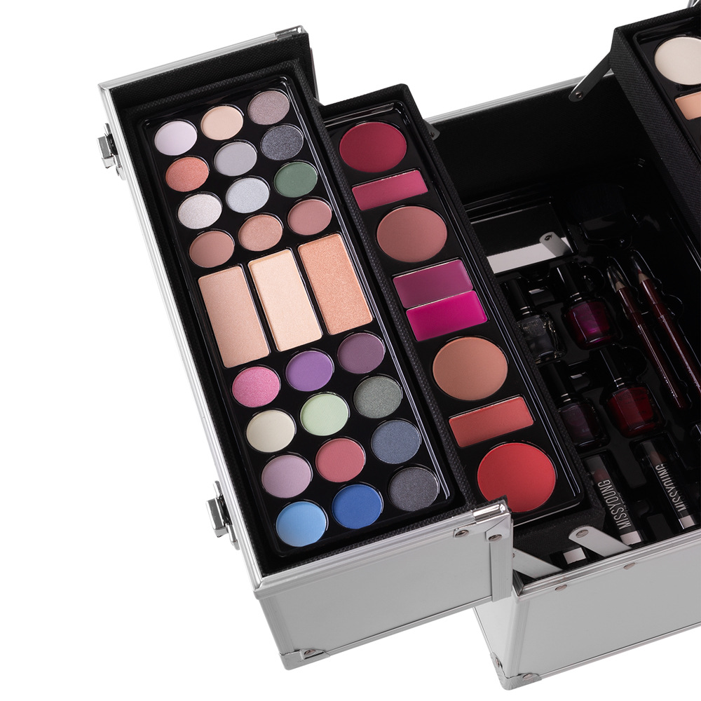Miss Young Foreign Trade Popular Style Cosmetics Set Beauty Gift Combination Set Eye Shadow Plate Lipstick Nail Polish
