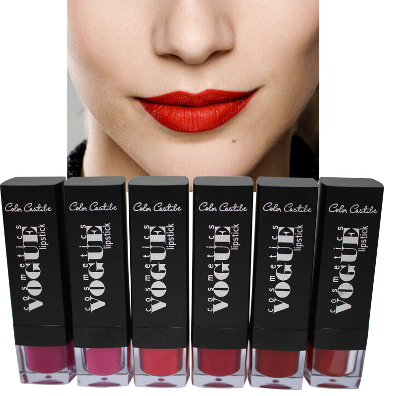Sexy Multi Color Matte Lipstick Makeup Cosmetic Lip Stick 12 Colors 