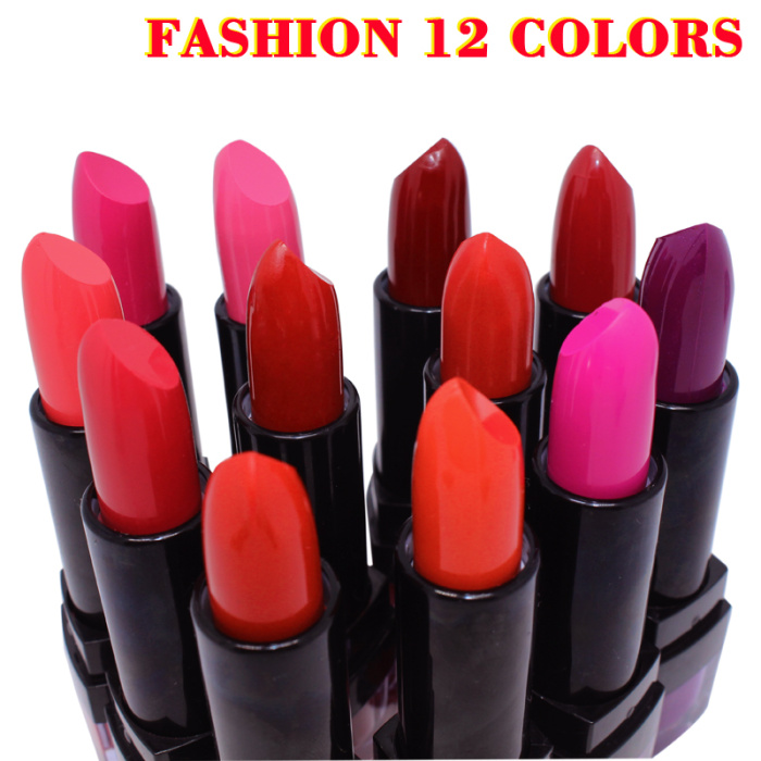 Sexy Multi Color Matte Lipstick Makeup Cosmetic Lip Stick 12 Colors Sexy Multi Color Matte Lipstick Makeup Cosmetic Lip Stick 12 Colors