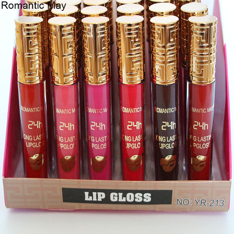Romantic May12 Matte Non-Stick Cup Non-Fading Lip Gloss Lasting Liquid Lipstick Makeup Foreign Trade Hot Selling Models