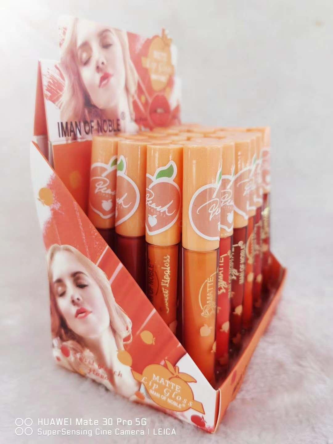 IMAN OF NOBLE brand cross-border hot style moisturizing lipstick 4 color fruit flavor 24 hours nourishing dry skin IMAN OF NOBLE brand cross-border hot style moisturizing lipstick 4 color fruit flavor 24 hours nourishing dry skin