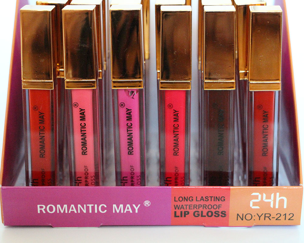 Romantic May Matte Matte Lip Glaze Lasting Color Lip Gloss 12-Color Liquid Lipstick Non-Stick Cup