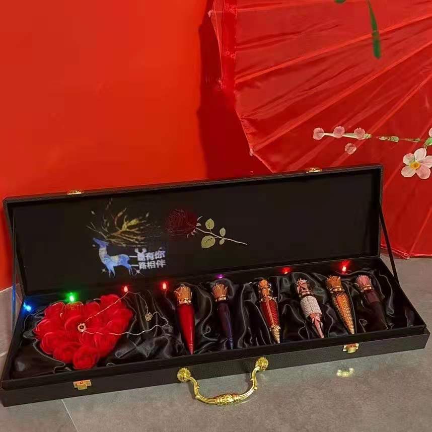 Diced Radish Lipstick Kit 520 Best Choice for Valentine&#039;s Day Gifts Agent Support One Piece Dropshipping